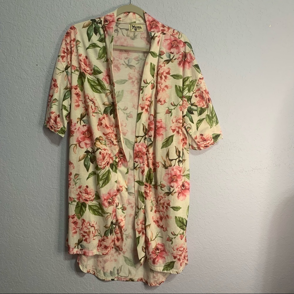 Show Me Your MuMu White Floral Robe